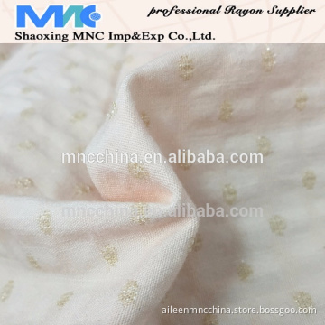 Hight Quality super poly rayon lurex fabric